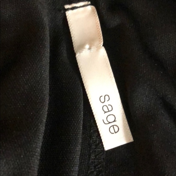 Sage black white chevron long top or tunic - Picture 10 of 11